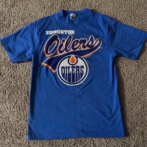 Edmonton Oilers Blue Short Sleeve Tee